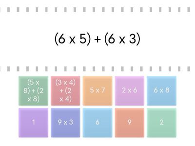 Distributive Property Third Grade