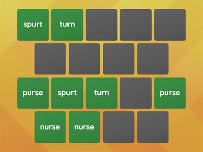 ur matching memory game