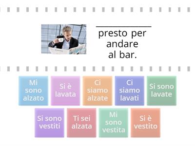 A1 - verbi riflessivi al passato prossimo