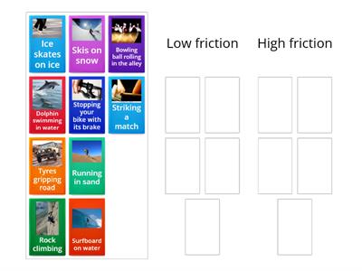  Friction card sort