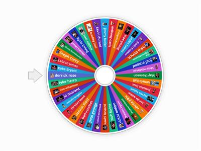 random nba player wheel