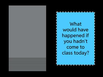 Conditionals Questions
