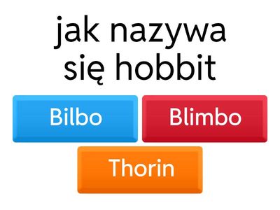  Hobbit czyli tam i spowrotem 6 klasa
