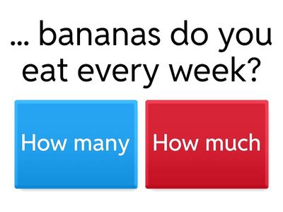 How much o How many?