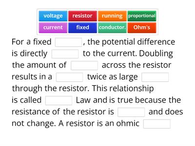Voltage-Current Chracteristics Evaluations