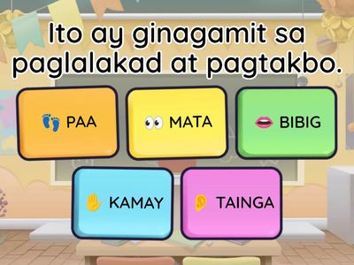 Gamit ng mga ibat ibang bahagi ng katawan