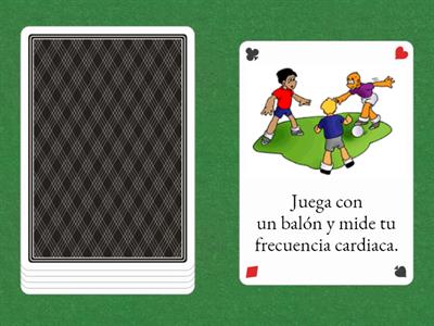 Actividades alternativas, mide tu frecuencia cardiaca. 