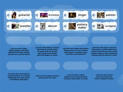 A2 B1 - Artists - Vocabulary