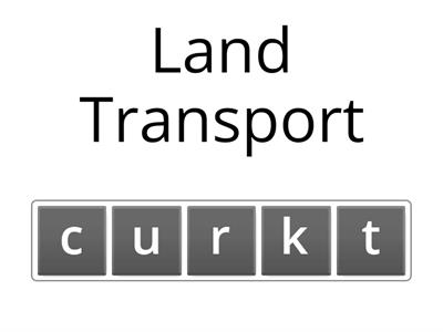 Vehicles Anagram