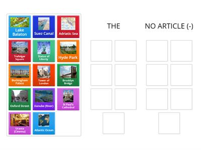 Definite Article (the / - ) 