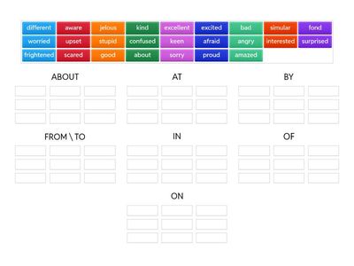 Adjective + preposition OGE