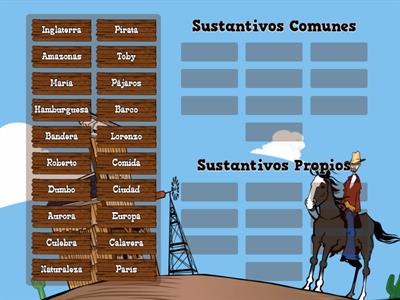 El sustantivo: Común y Propio