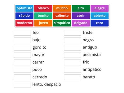 Encuentra el contrario