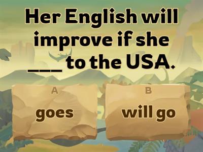 U6A Complete the first conditional sentences.