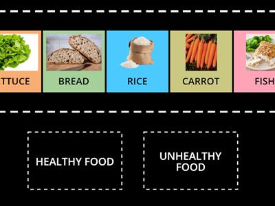 CLASSIFY THE FOOD 1º