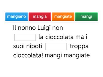 Verbi in -are