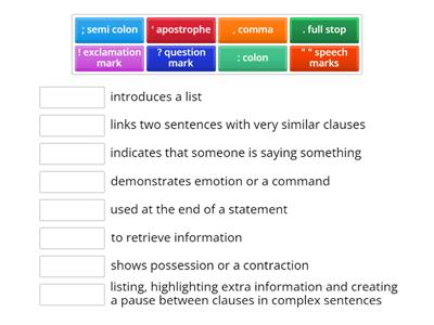 Punctuation Sorter