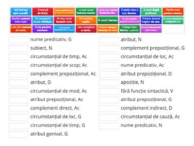 Substantivul - cazuri și funcții sintactice