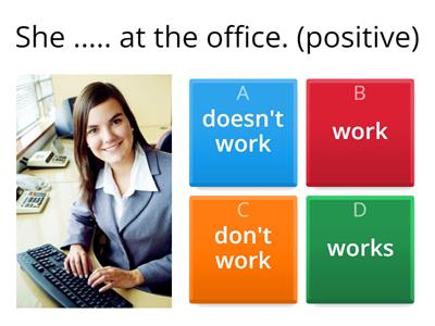 Present Simple Affirmative - Negative - questions