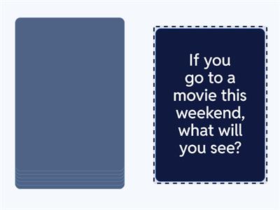 First Conditional questions