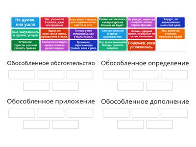 Обособленные члены предложения