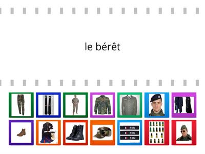 Les vêtements militaires