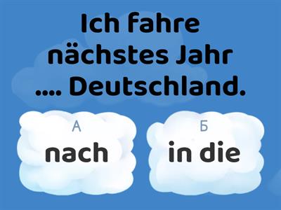 Lektion 13. nach/in die+Akk. Beste Freunde A1.2