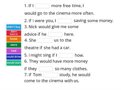 SECOND CONDITIONAL