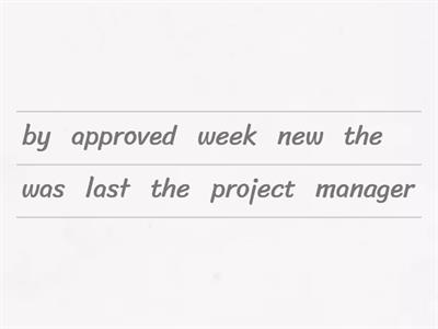 12th Grade - Passive voice exercises.