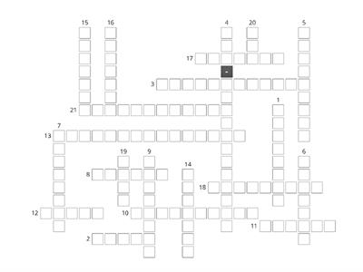 Forces and Energy Crossword