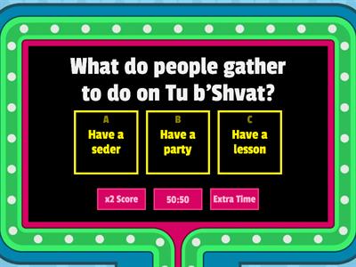 Tu b'Shvat Trivia