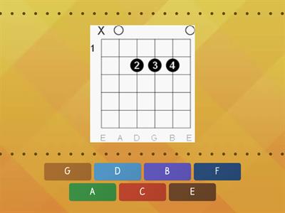 Chord Match Game  - Major Chords 