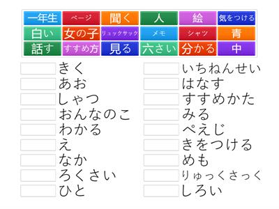 2上　３４・３６ページ漢字