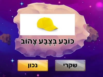 משפטים - נכון / לא נכון?