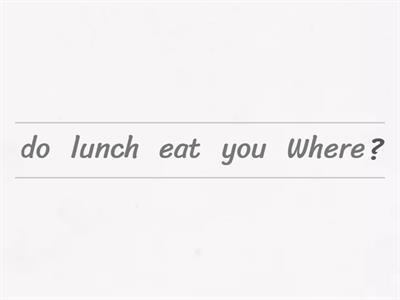 Make Wh- Questions & Sentences