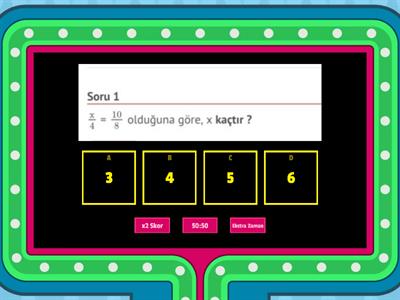 Matematik 7.Sınıf Oran-Orantı