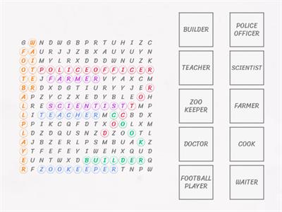 JOBS - WORDSEARCH