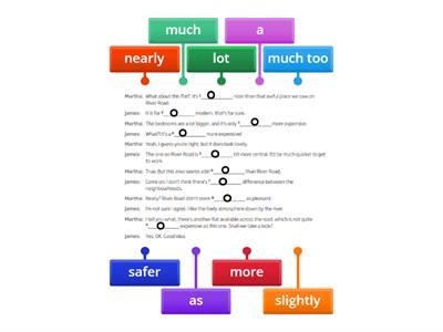 UNIT 1B - GRAMMAR 1 - MODIFYING COMPARISONS
