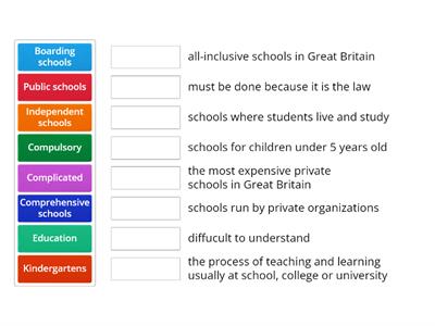 Schools in Great Britain