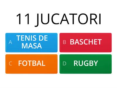 QUIZ EDUCATIE FIZICA SI SPORT