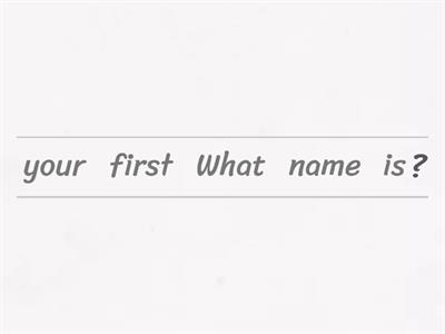 Information questions