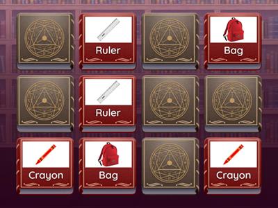 Classroom objects First Grade