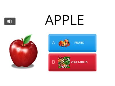 FRUITS AND VEGETABLES