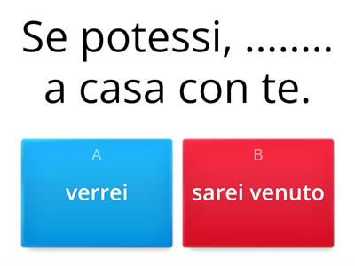 CONDIZIONALE: inserisci il tempo giusto