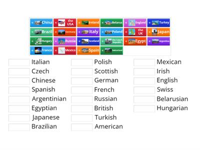 EF El 1b Countries & nationalities