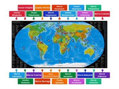  Oceany, morza, zatoki