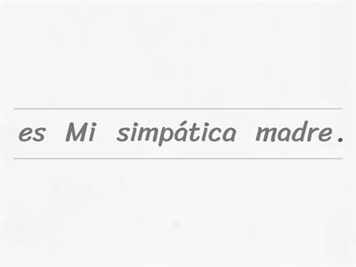 Ser and Adjective Word Order