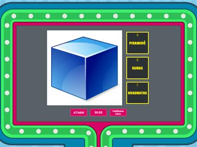 Geometriniai kūnai ir geometrinės figūros