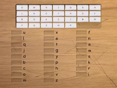 Matching lower and upper case letters