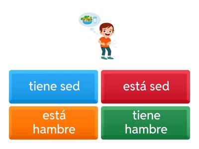 tener / estar + estados